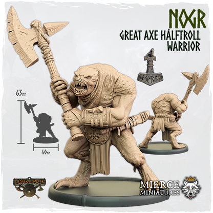 Nogr, Great Axe Hálftroll Warrior