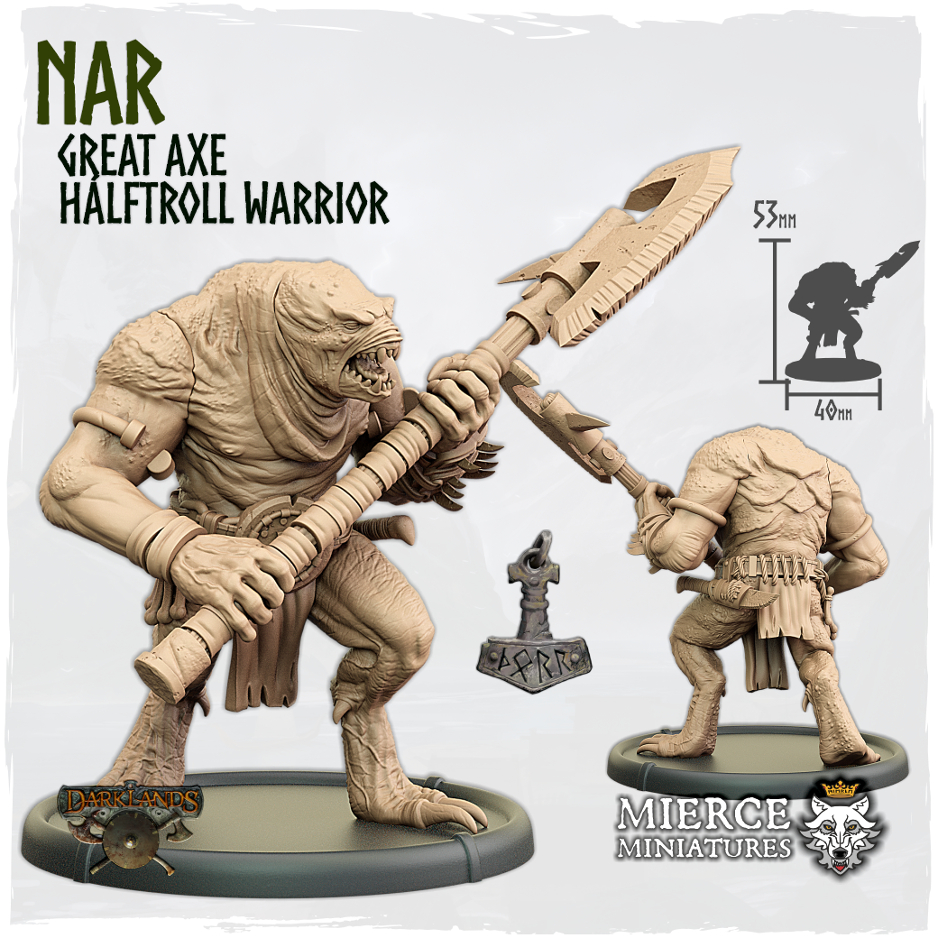 Nar, Great Axe Hálftroll Warrior