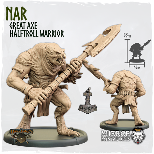Nar, Great Axe Hálftroll Warrior