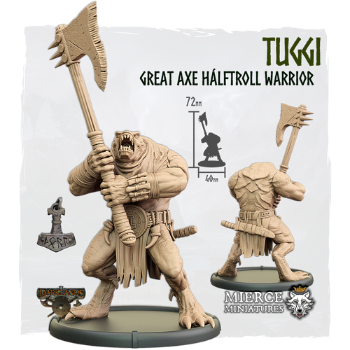 Tuggi, Great Axe Hálftroll Warrior