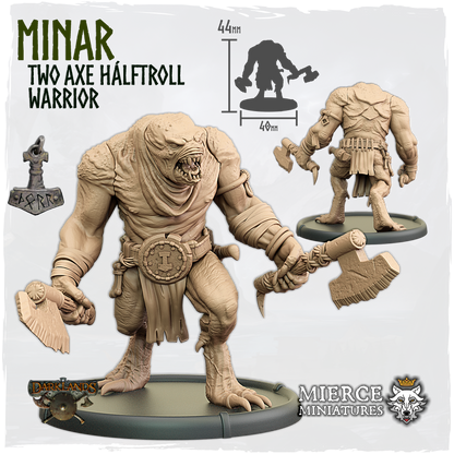 Minar, Two Axe Hálftroll Warrior