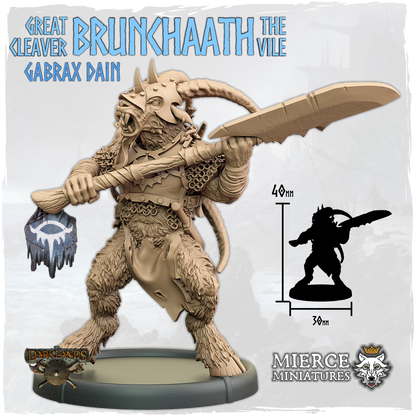 Great Cleaver Brunchaath the Vile, Gabrax Dain on Hoof