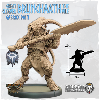 Great Cleaver Brunchaath the Vile, Gabrax Dain on Hoof
