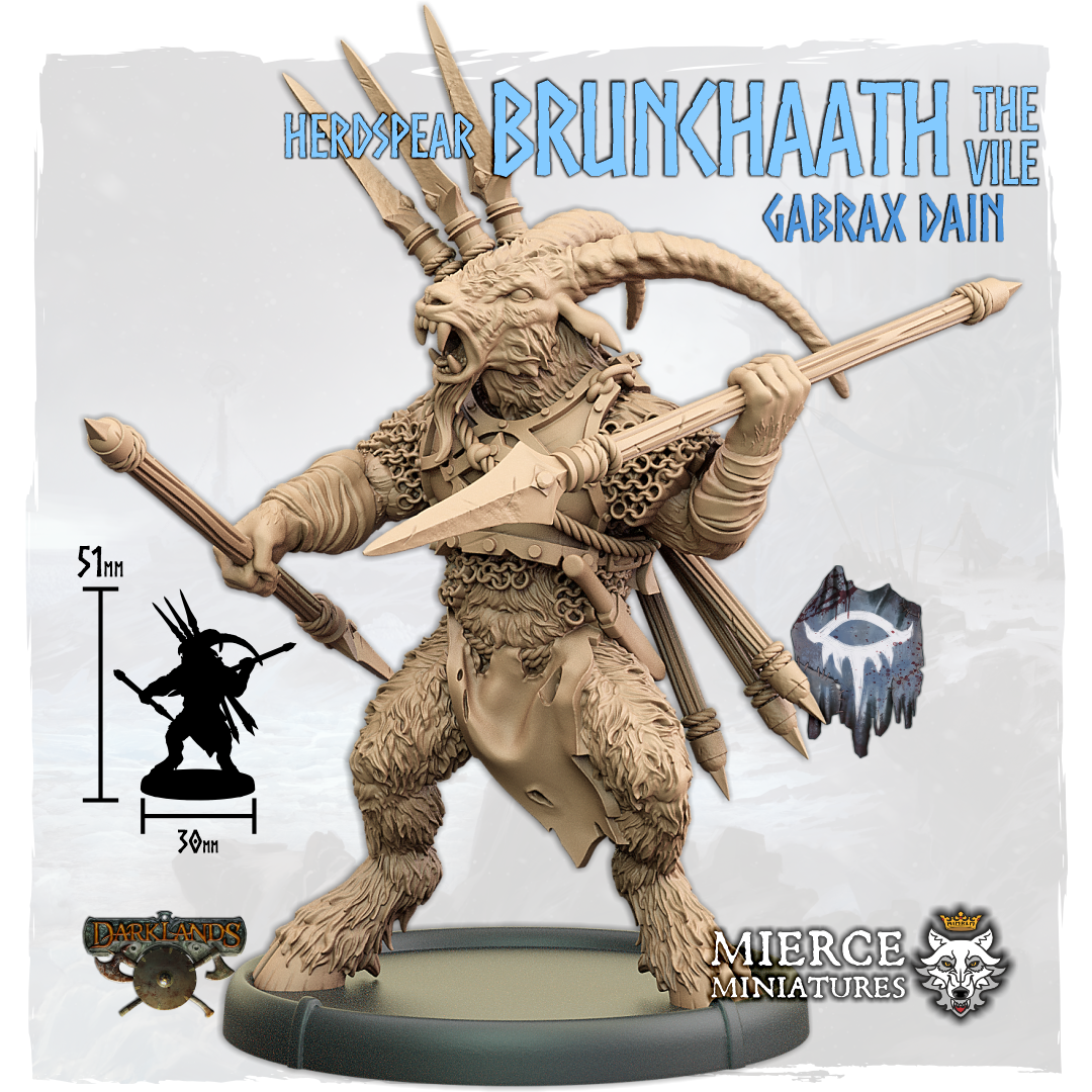 Herdspear Brunchaath the Vile, Gabrax Dain