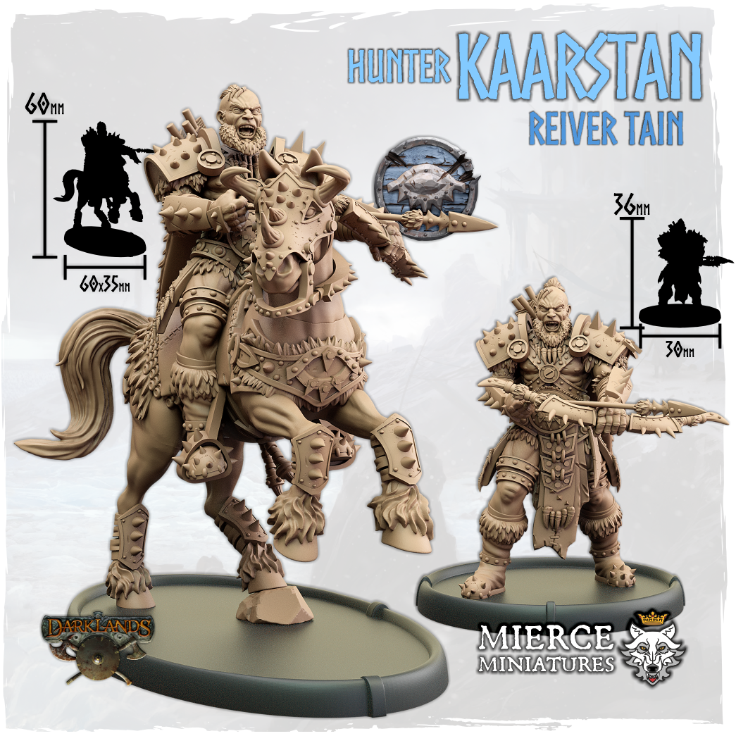 Hunter Kaarstan, Reiver Tain on Foot and on Horse