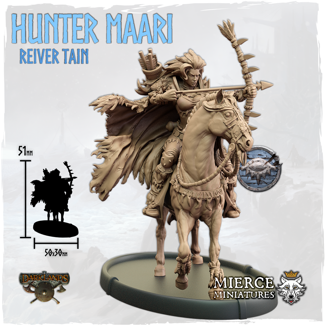 Hunter Maari, Reiver Tain on Horse