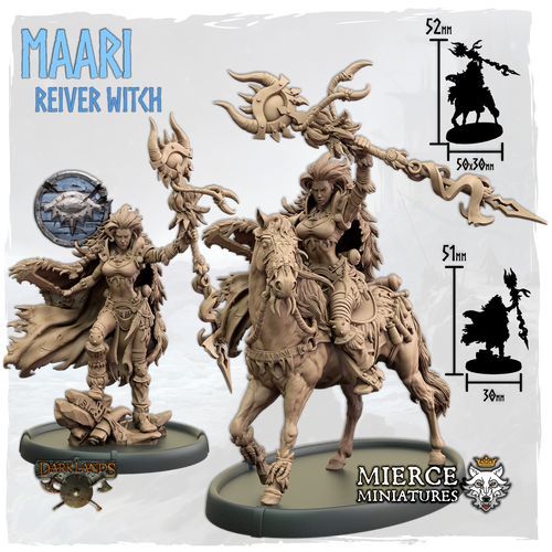 Maari, Reiver Witch on Foot and on Horse