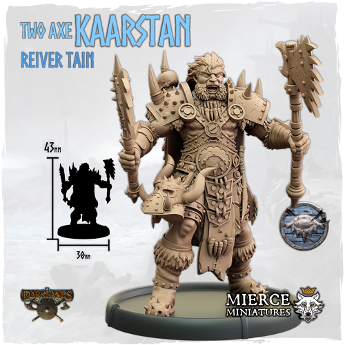 Two Axe Kaarstan, Reiver Tain on Foot