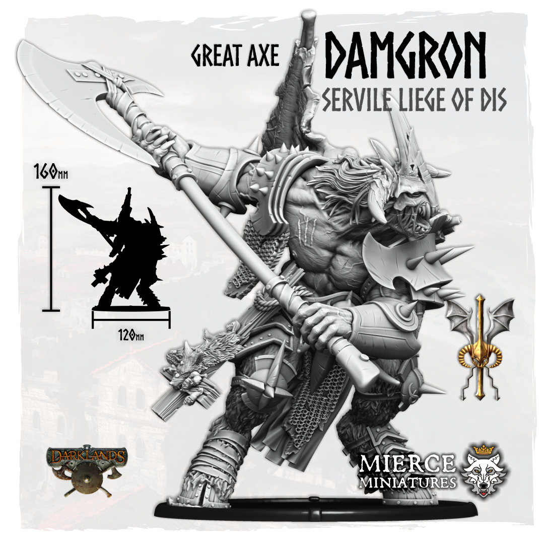 Darklands - Infernii - Great Axe Damgron, Servile Liege of Dis [digital ...