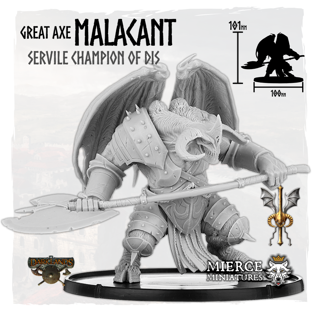 Great Axe Malacant, Servile Champion of Dis