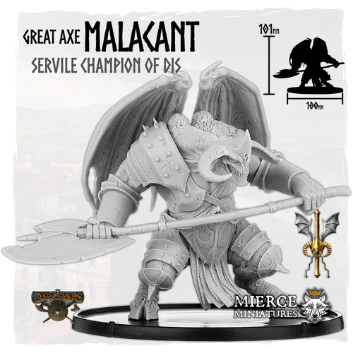 Great Axe Malacant, Servile Champion of Dis