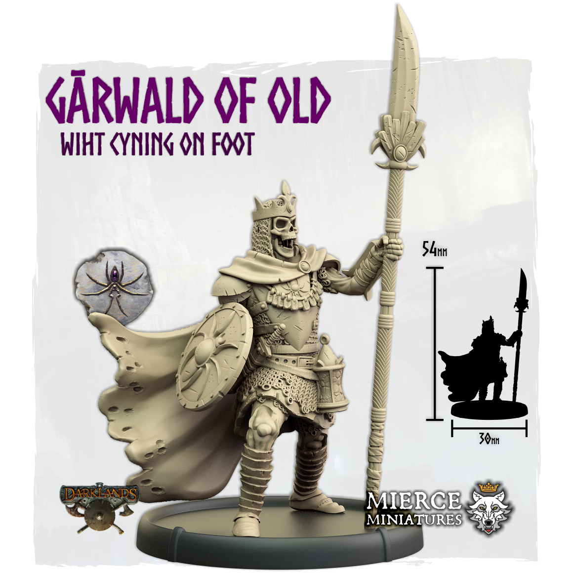 Gārwald of Old, Wiht Cyning on Foot