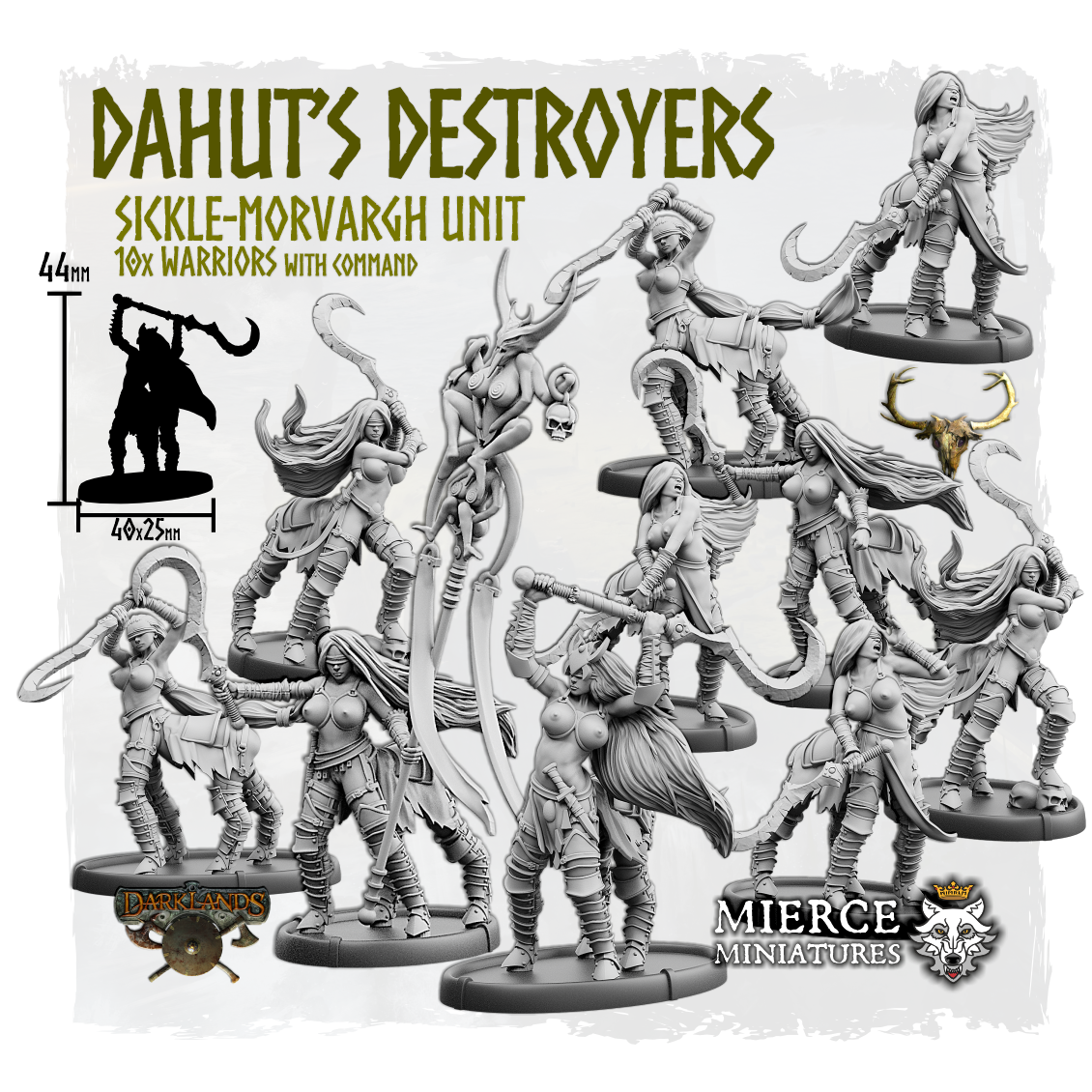 Dahut's Destroyers, Sickle-Morvargh Unit (10x warriors w cmd)