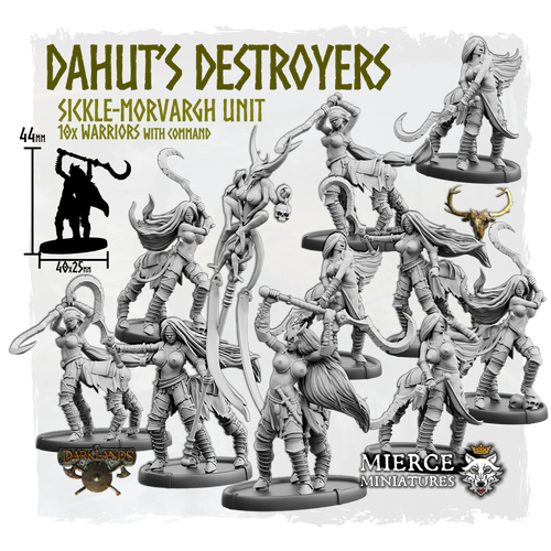 Dahut's Destroyers, Sickle-Morvargh Unit (10x warriors w cmd)