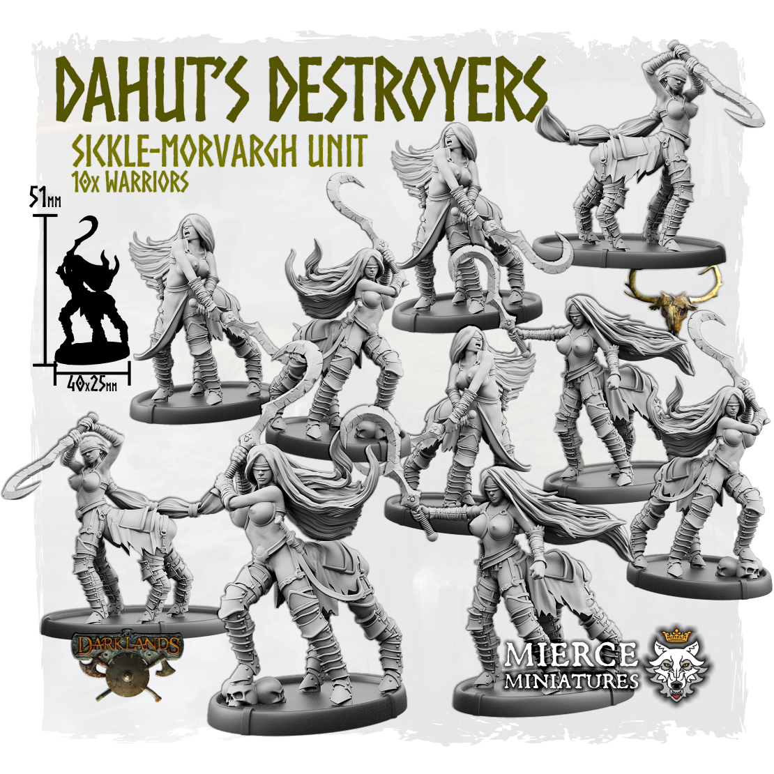 Dahut's Destroyers, Sickle-Morvargh Unit (10x warriors)