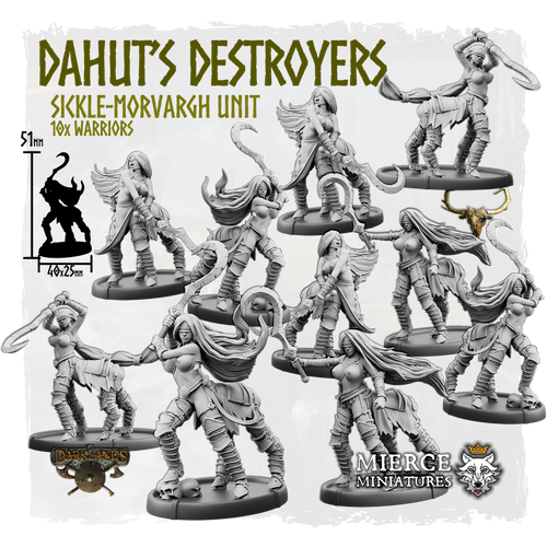 Dahut's Destroyers, Sickle-Morvargh Unit (10x warriors)