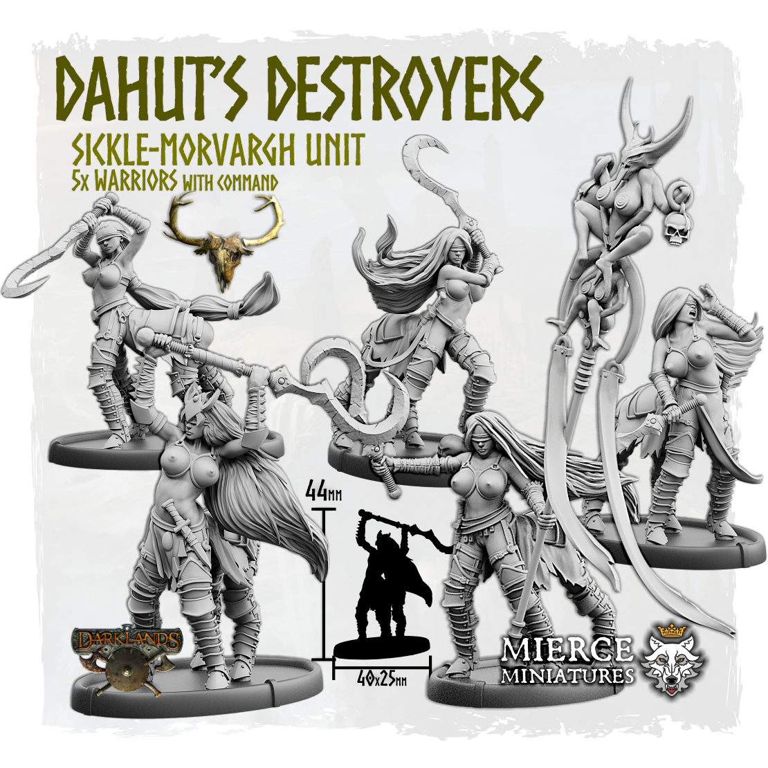 Dahut's Destroyers, Sickle-Morvargh Unit (5x warriors w cmd)