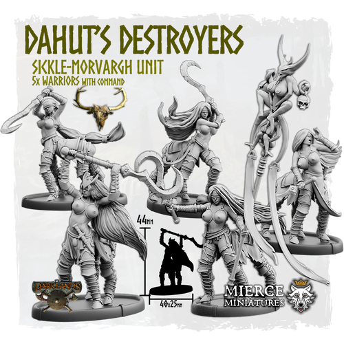 Dahut's Destroyers, Sickle-Morvargh Unit (5x warriors w cmd)