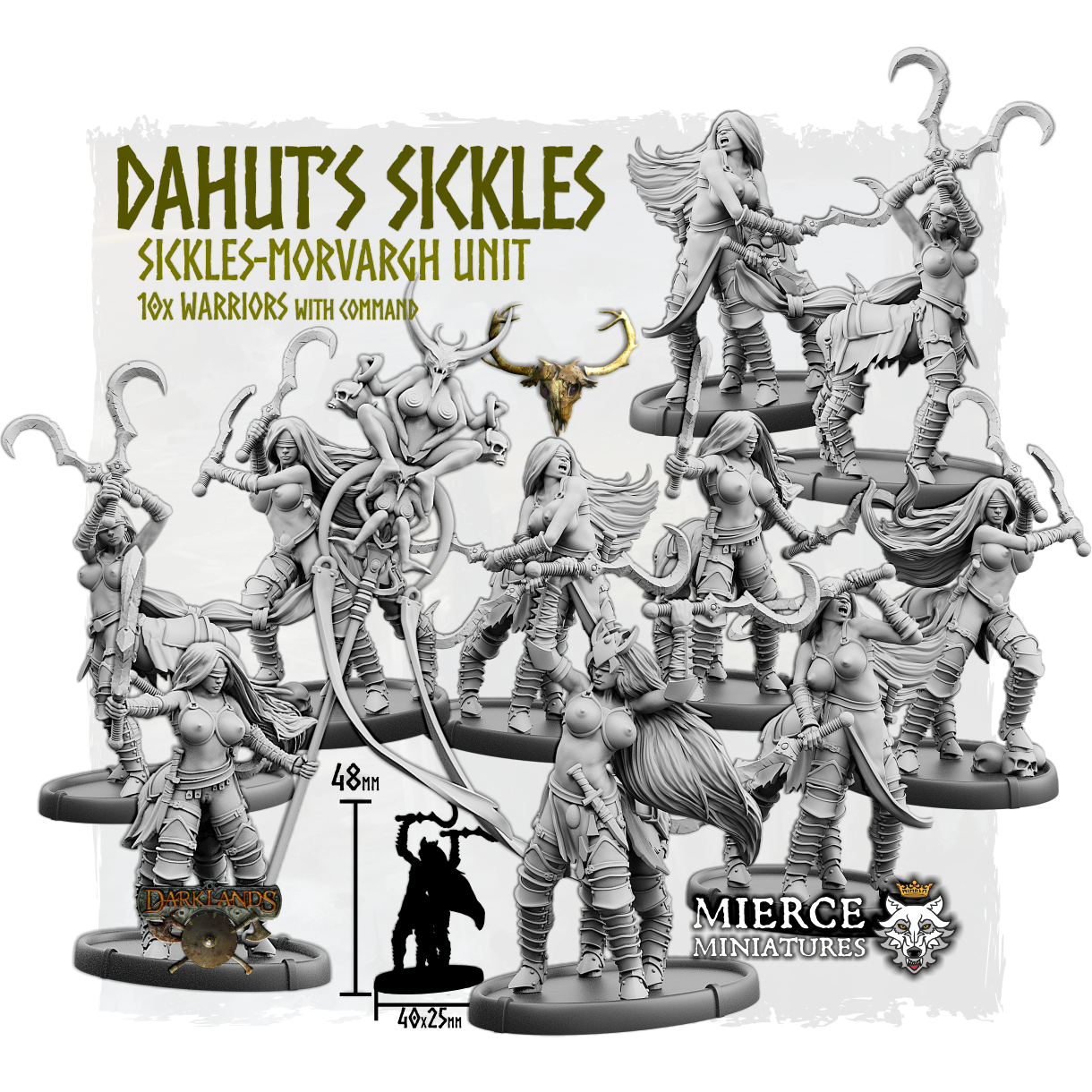 Dahut's Sickles, Sickles-Morvargh Unit (10x warriors w cmd)
