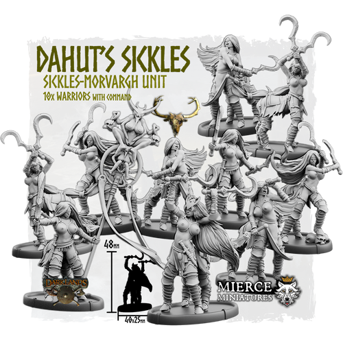 Dahut's Sickles, Sickles-Morvargh Unit (10x warriors w cmd)