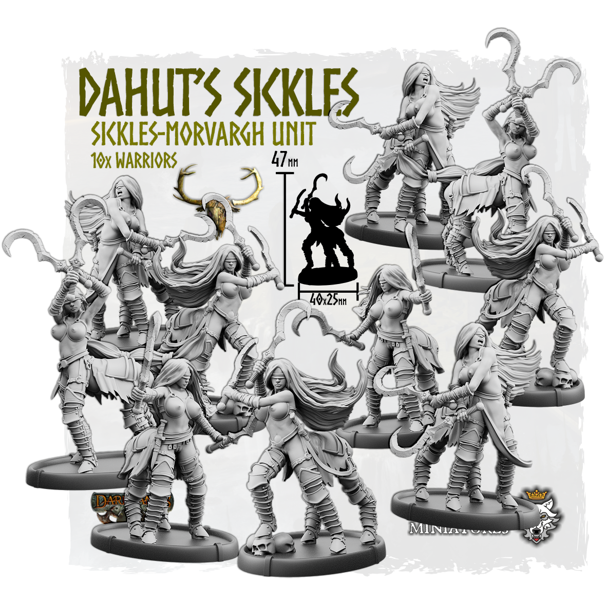 Dahut's Sickles, Sickles-Morvargh Unit (10x warriors)