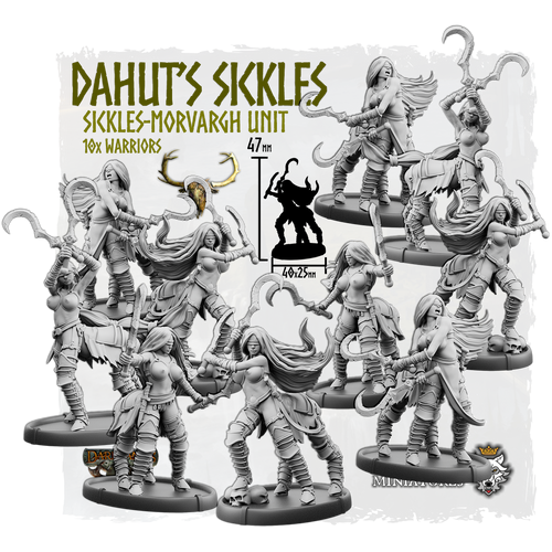 Dahut's Sickles, Sickles-Morvargh Unit (10x warriors)