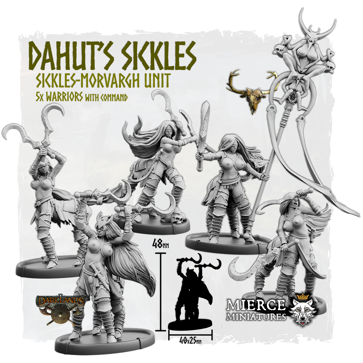 Dahut's Sickles, Sickles-Morvargh Unit (5x warriors w cmd)