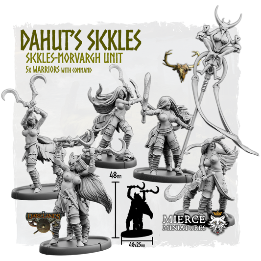 Dahut's Sickles, Sickles-Morvargh Unit (5x warriors w cmd)