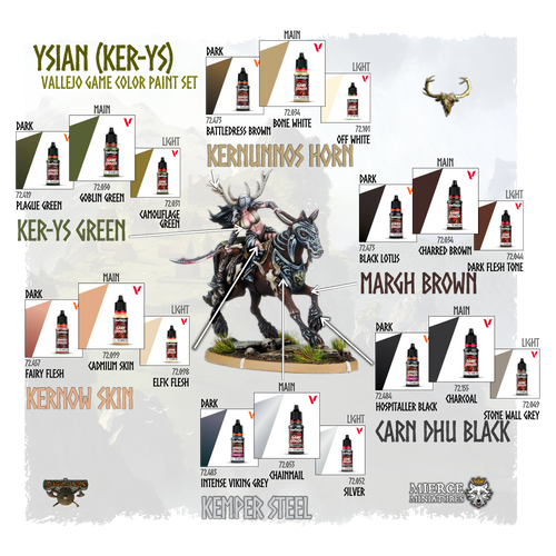 Ysian (Ker-Ys) Paint Set (Vallejo Game Color)