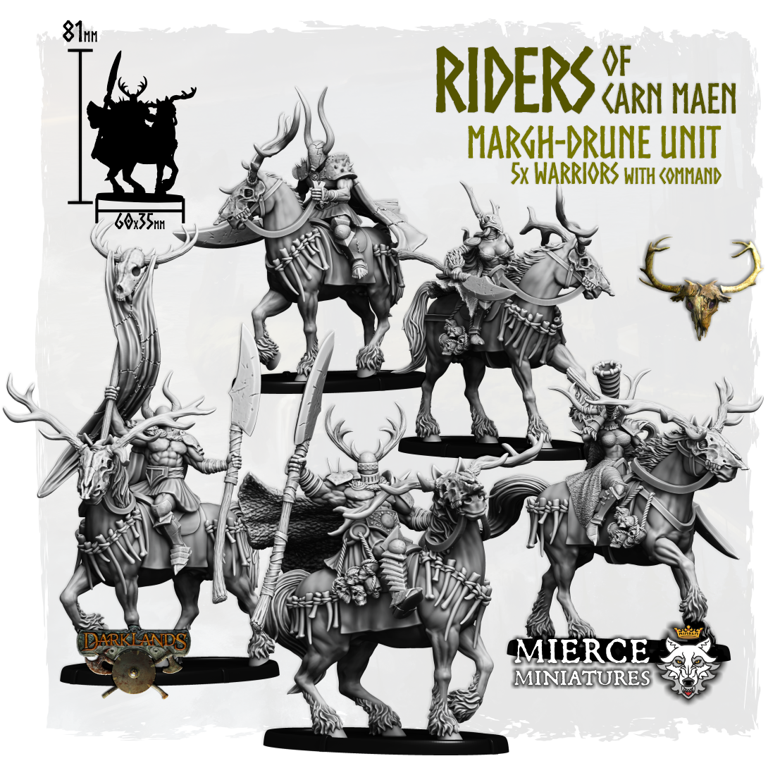 Riders of Carn Maen, Margh-Drune Unit (5x warriors w cmd)