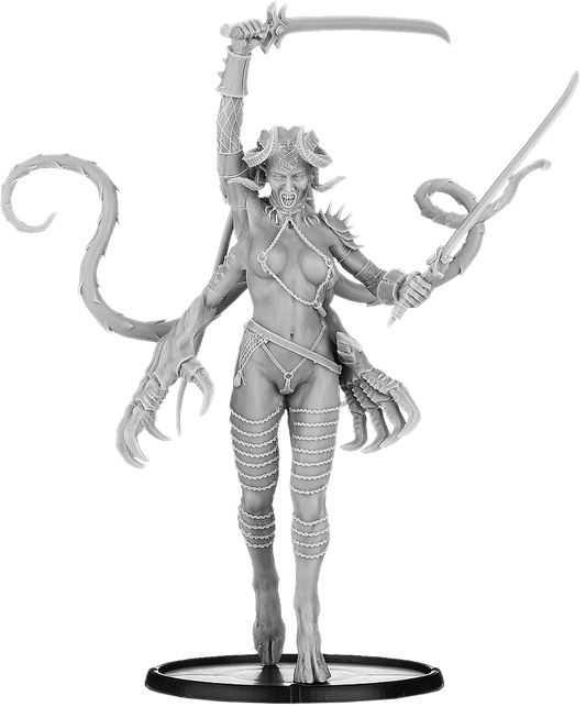 Lamashtia, Pleasure Demon with Swords