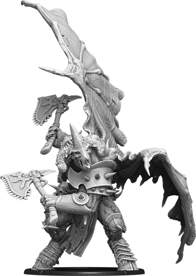 Two Chain Axe Mek-Khan, War Demon