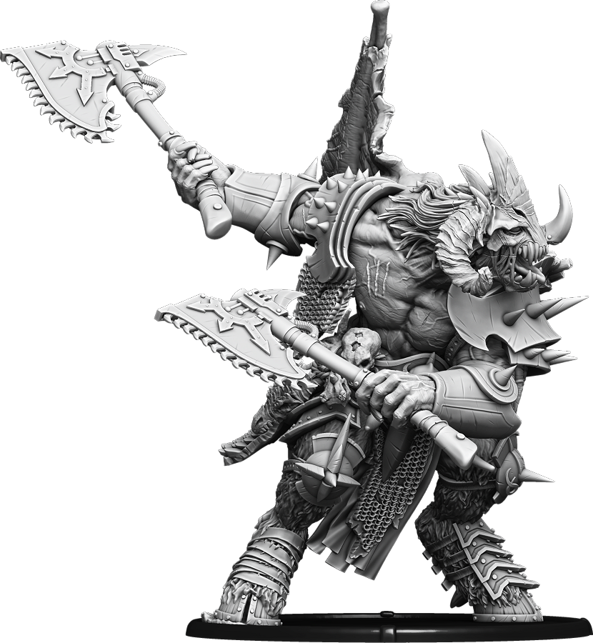 Two Chain Axe Mek-Gore, Battle Demon
