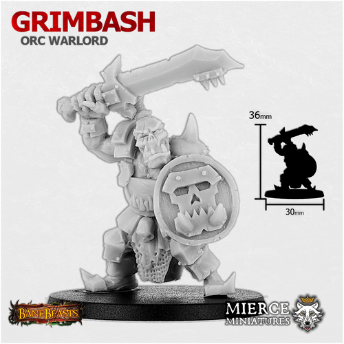 Grimbash, Orc Warlord on Foot