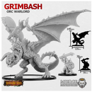 Grimbash, Orc Warlord on Foot and on Wyvern