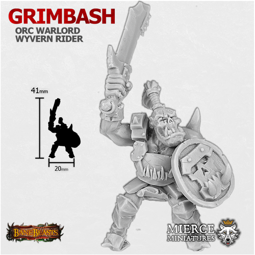 Grimbash, Orc Warlord Rider