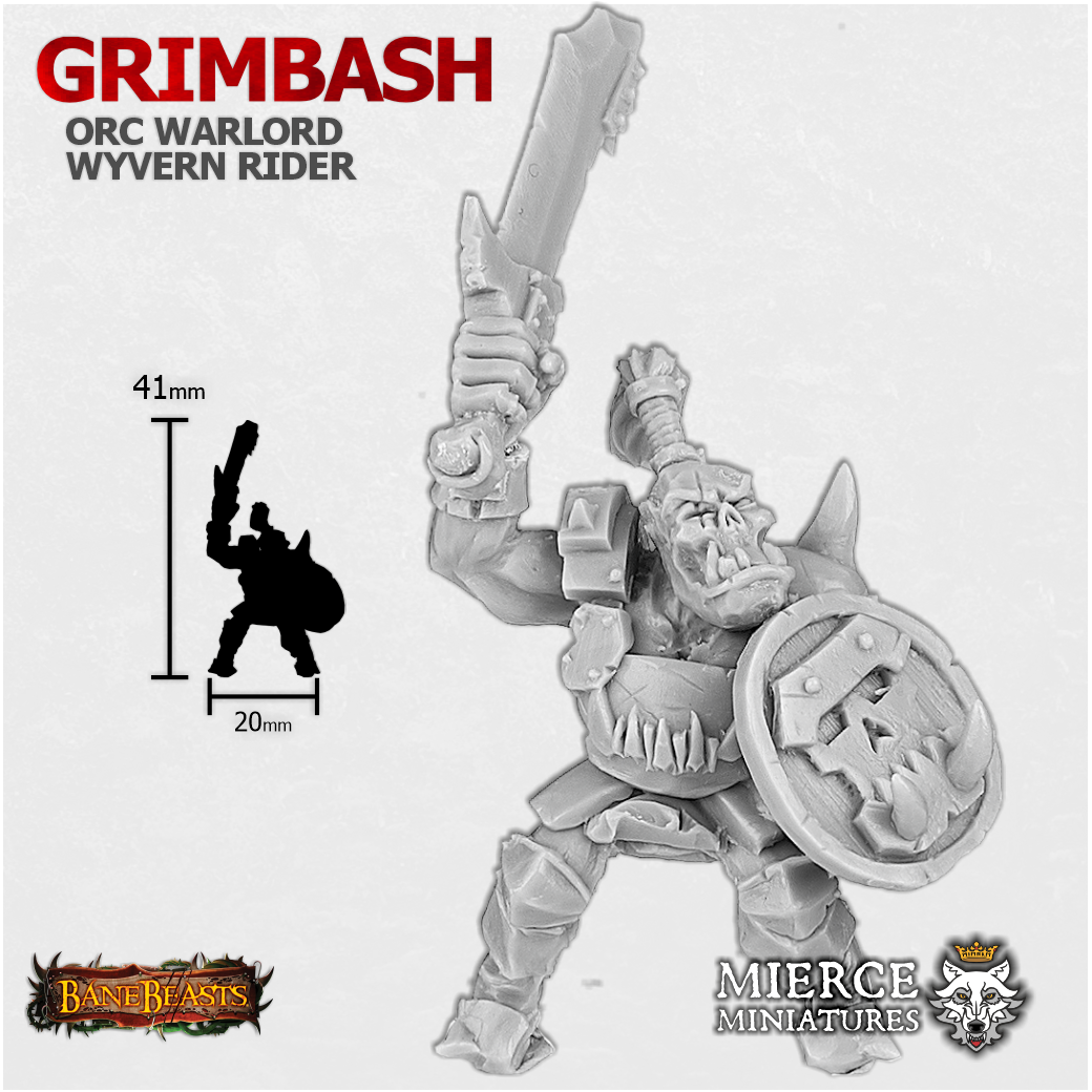 Grimbash, Orc Warlord Rider