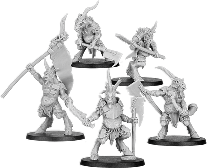 Blight-Horns, Blightgor Unit (5x warriors w cmd)