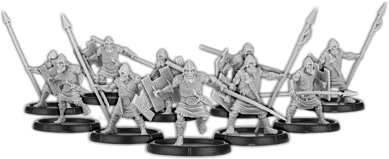 Veteran Spears of Dun Durn, Gairmorlom Unit (10x warriors)