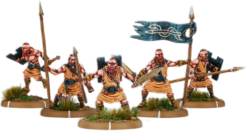 Spears of Dun Durn, Gairlom Unit (5x warriors w cmd)