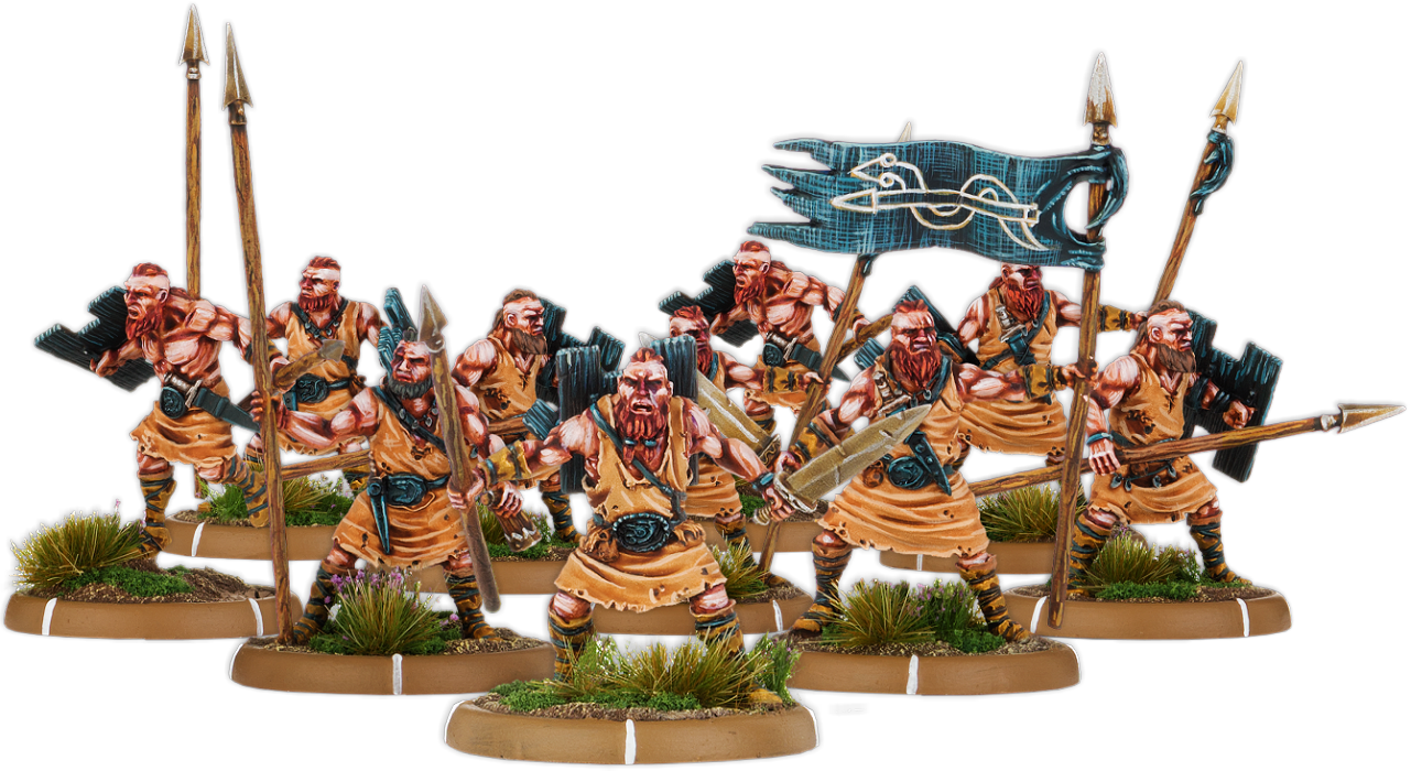 Spears of Dun Durn, Gairlom Unit (10x warriors w cmd)