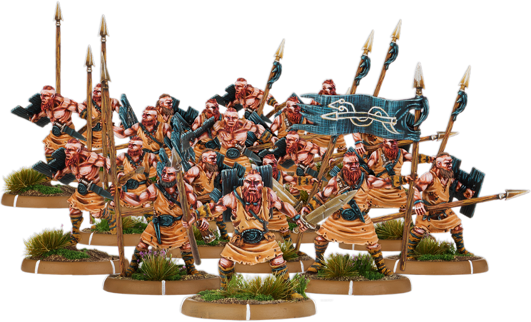 Spears of Dun Durn, Gairlom Unit (20x warriors w cmd)