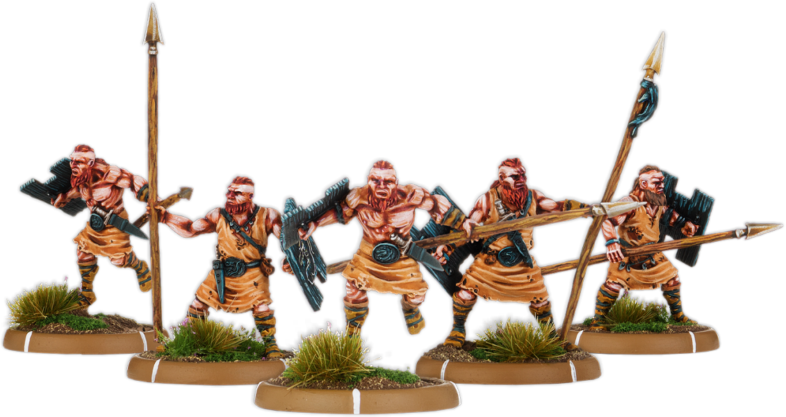 Spears of Dun Durn, Gairlom Unit (5x warriors)