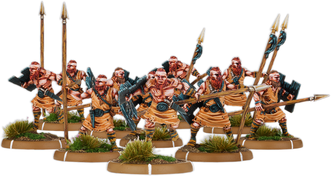 Spears of Dun Durn, Gairlom Unit (10x warriors)