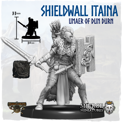 Shieldwall Itaina, Umaer of Dun Durn on Foot