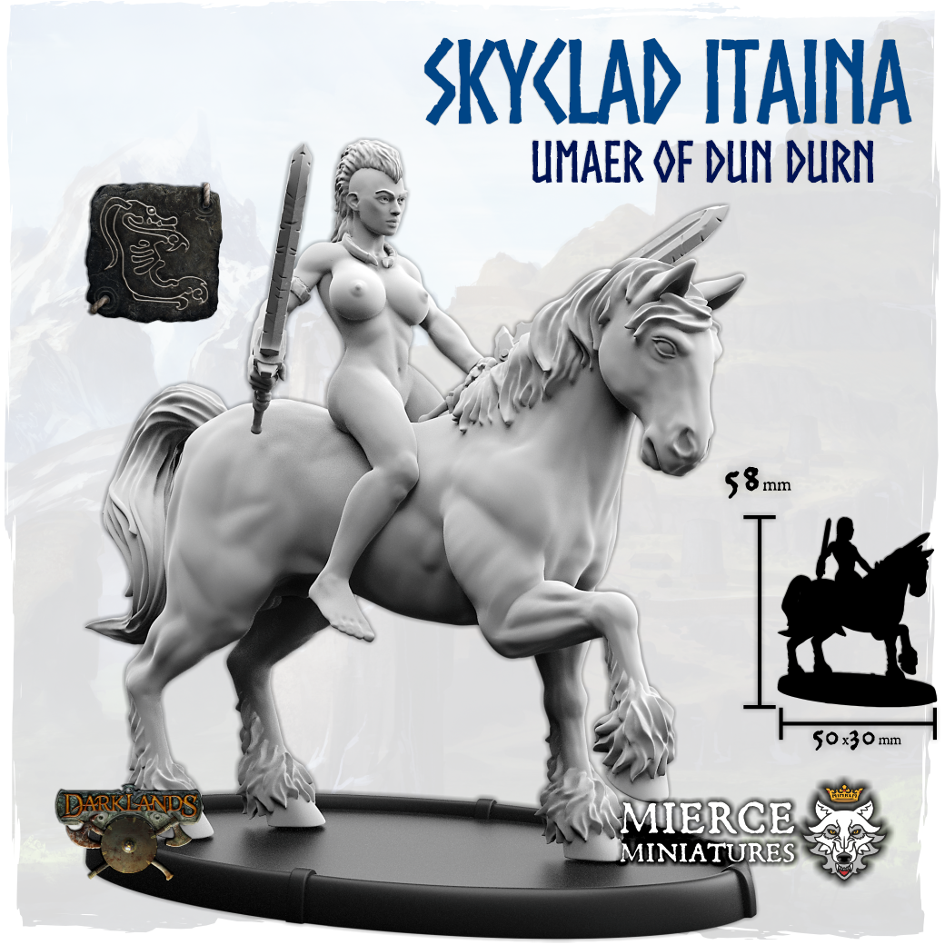 Skyclad Itaina, Umaer of Dun Durn on Pony