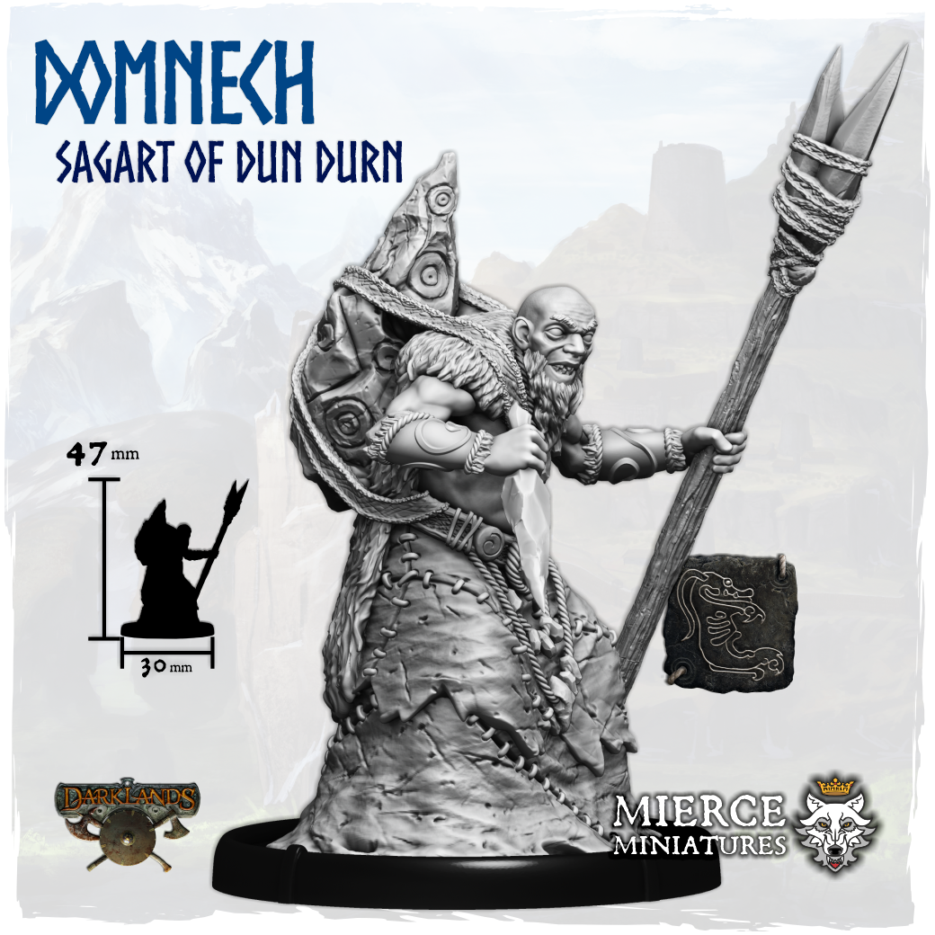 Domnech, Sagart of Dun Durn on Foot