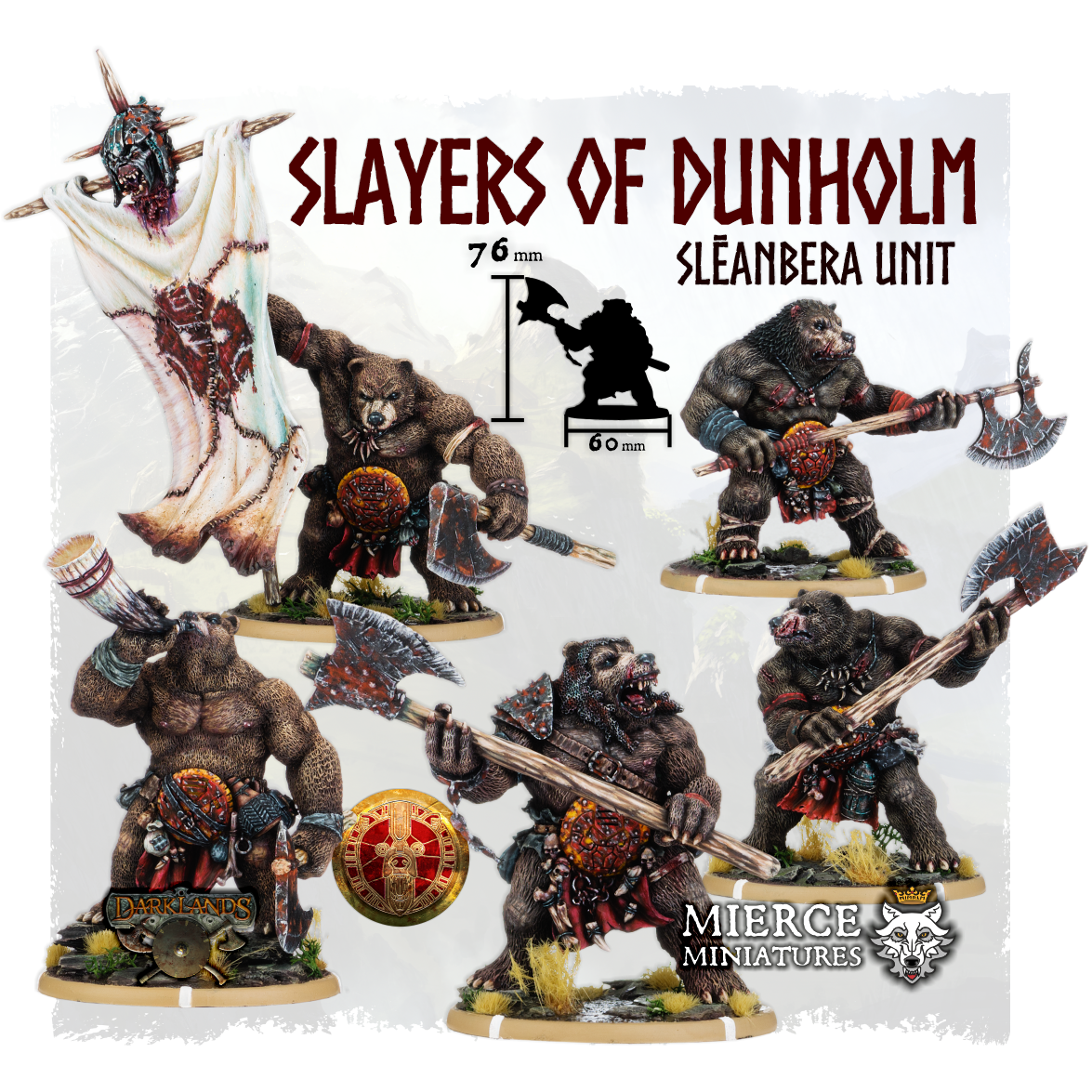 Slayers of Dunholm, Slēanbera Unit (5x warriors w cmd)