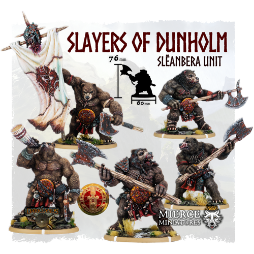 Slayers of Dunholm, Slēanbera Unit (5x warriors w cmd)