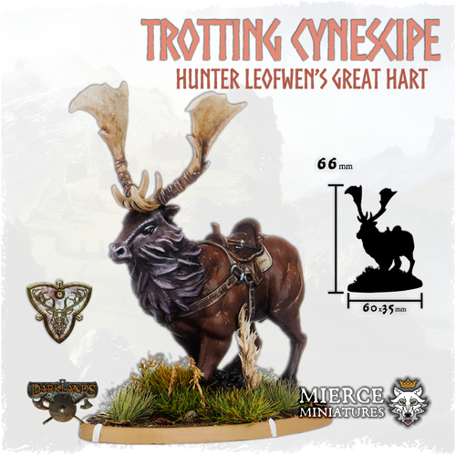 Trotting Cynescipe, Leofwen's Great Hart